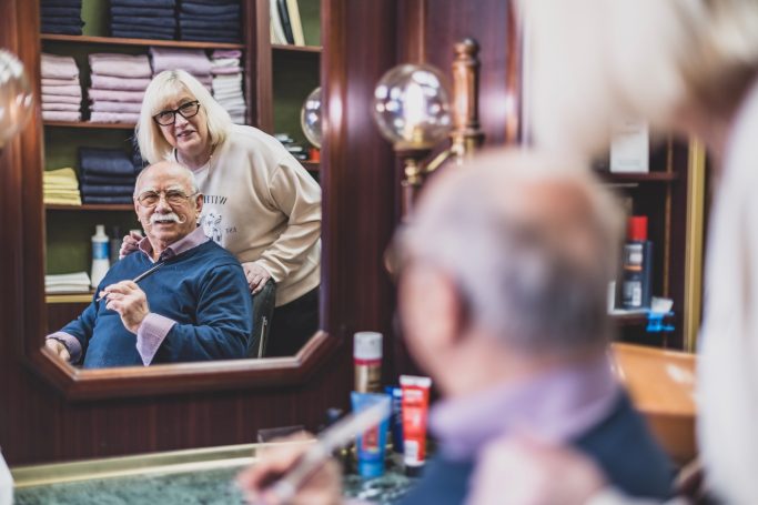 Franz Stenzel und Ute Bickereit (Salon Harry)